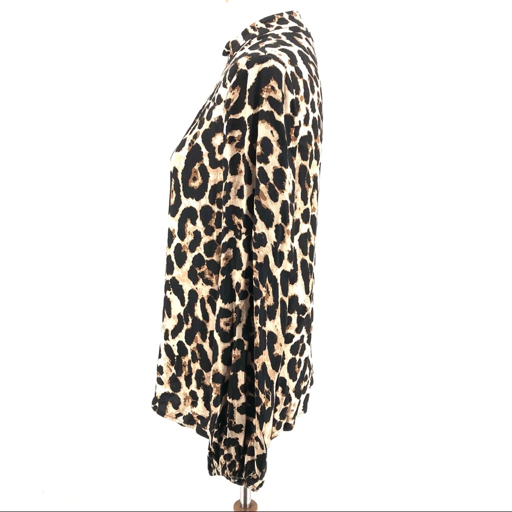 Baum Und Pferdgarten Black Brown Animal Print Top - Picture 3 of 8